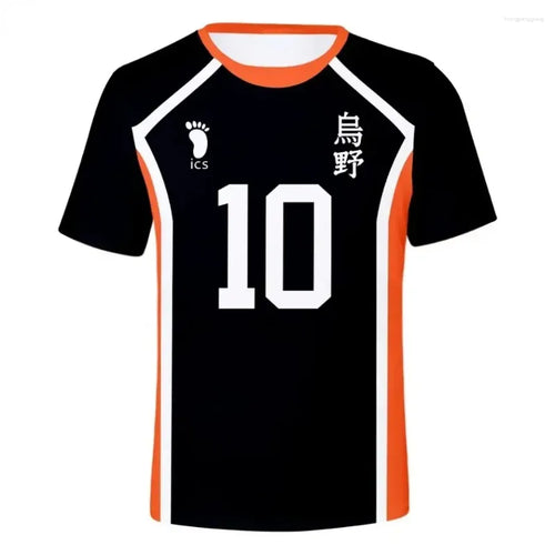 Karasuno Haikyuu Shirt Orange/Black