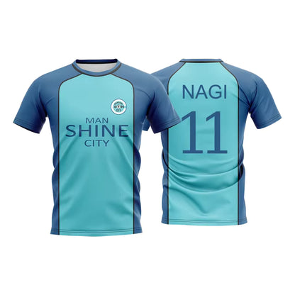 Man Shine City Blue Lock Shirt
